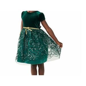 Blueberi Boulevard Glitter Lace Party Dress Size 5 NWT